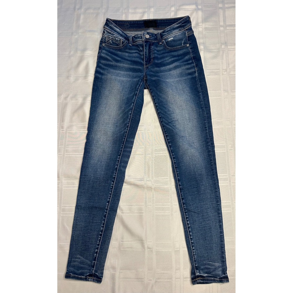 Buckle Black Jeans Womens 27x30 Blue Fit No. 53 Skinny Medium Wash Denim Stretch